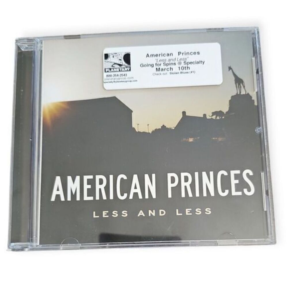 American Princes‎ – Less And Less [2006 Promotional CD Single]